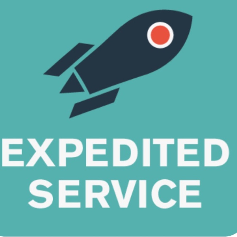 In A Rush? Expedited Shipping Service.